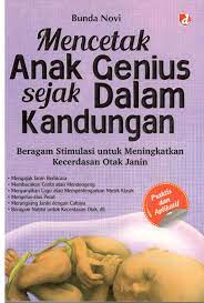 Sampul Mencetak Anak Genius Sejak dalam Kandungan :  Beragam stimulasi untuk meningkatkan kecerdasan otak janin / Bunda Novi