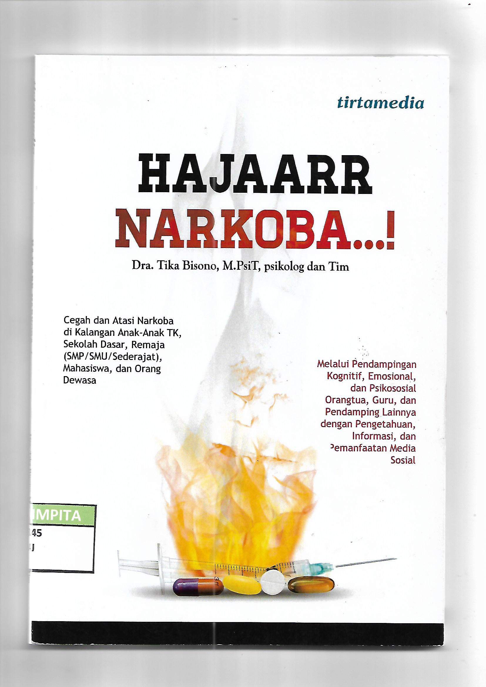Cover Hajaarr Narkoba / Tika Bisono