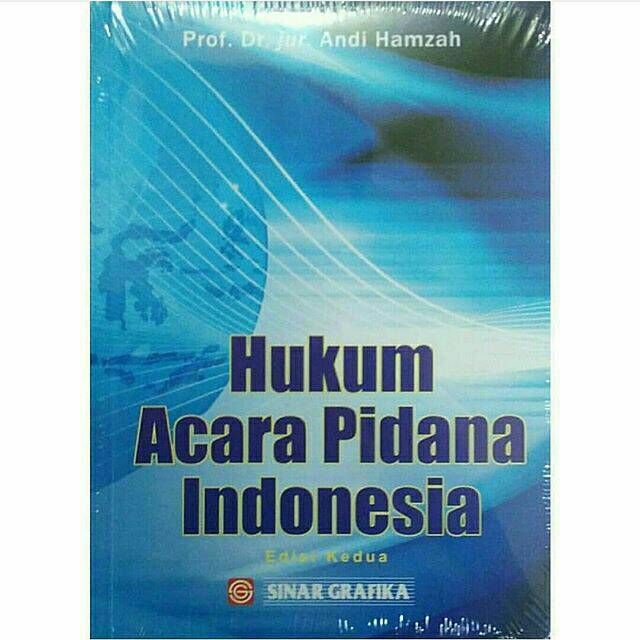 Sampul Hukum acara pidana Indonesia / Andi Hamzah