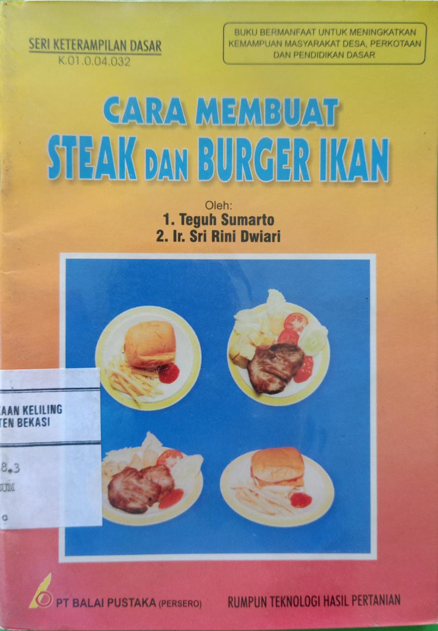 Sampul Cara membuat steak dan burger ikan / Teguh sumarto