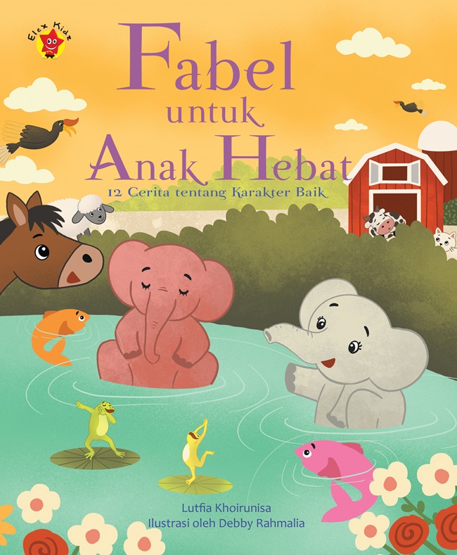 Cover Fabel untuk Anak Hebat / Lutfia Khoirunisa