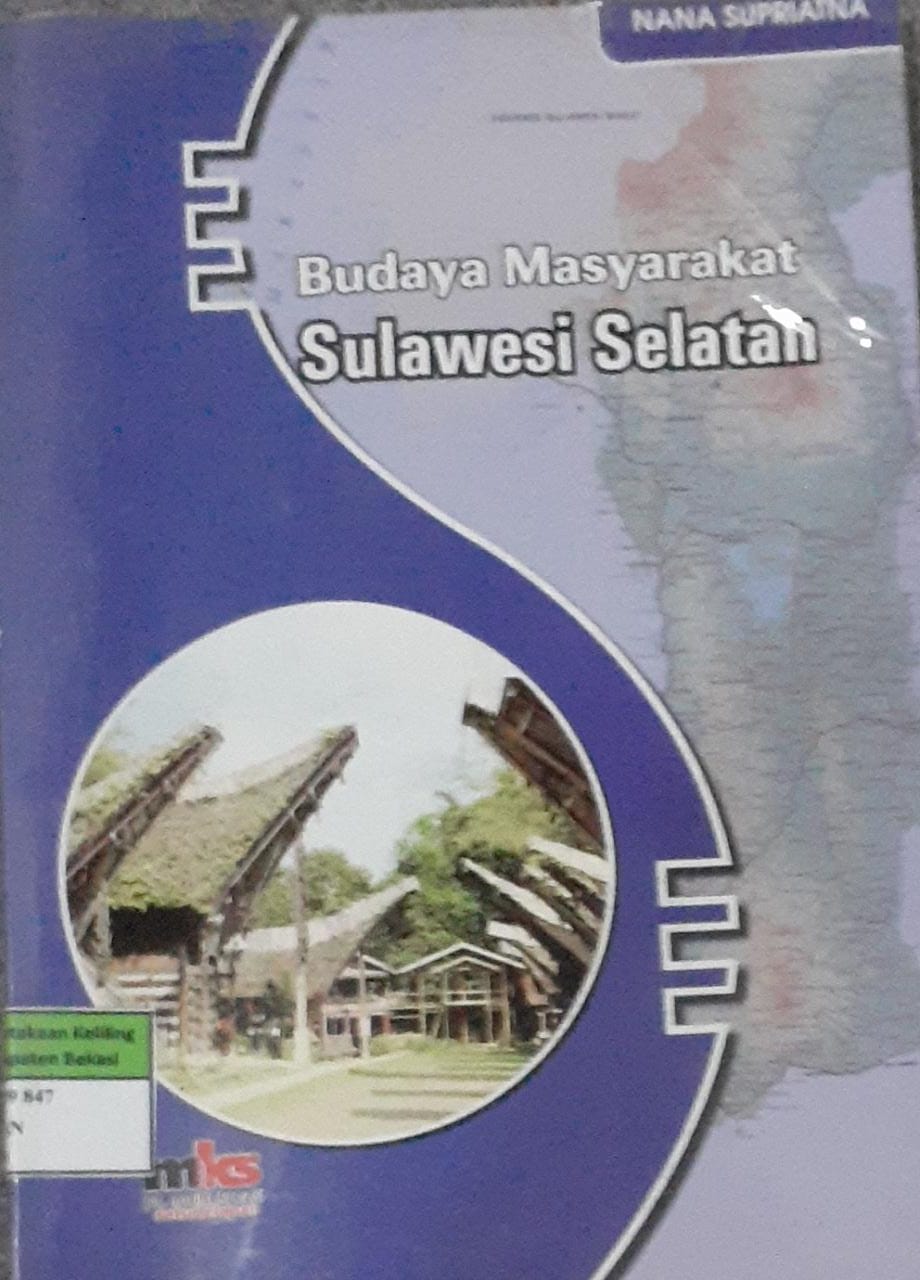 Cover Budaya masyarakat sulawesi selatan / Nana supriatna