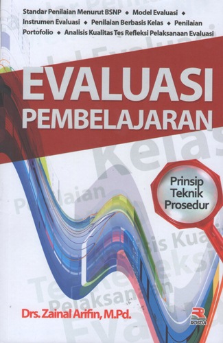 Cover Evaluasi pembelajaran / Zainal arifin