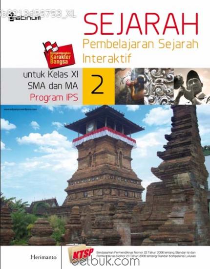 Cover Sejarah pembelajaran sejarah interaktif 2 :  Untuk kelas XI SMA dan MA program IPS / Herimanto