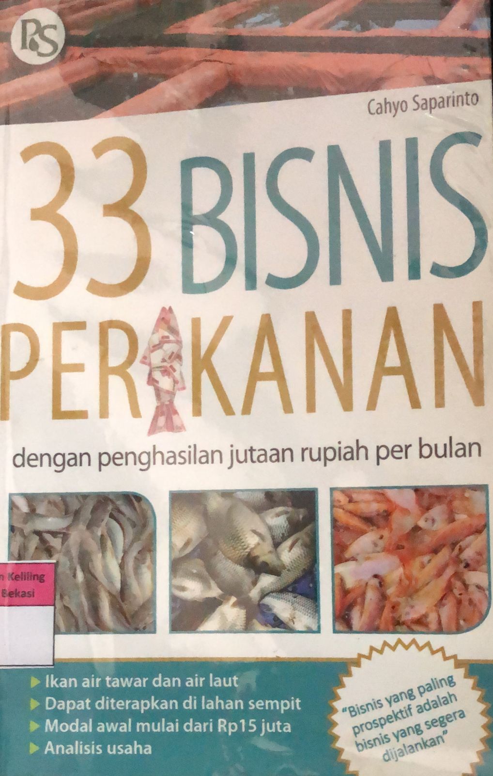 Cover 33 Bisnis Perikanan Dengan Penghasilan Jutaan Rupiah Per Bulan / Cahyo Saparinto