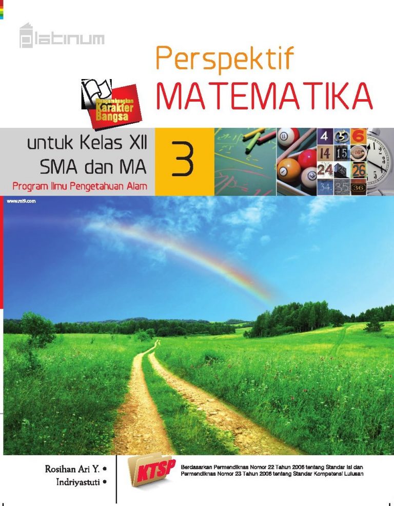 Sampul Perspektif Matematika 3 :  untuk kelas XII SMA dan MA program ilmu pengetahuan alam / Rosihan Ari Y.