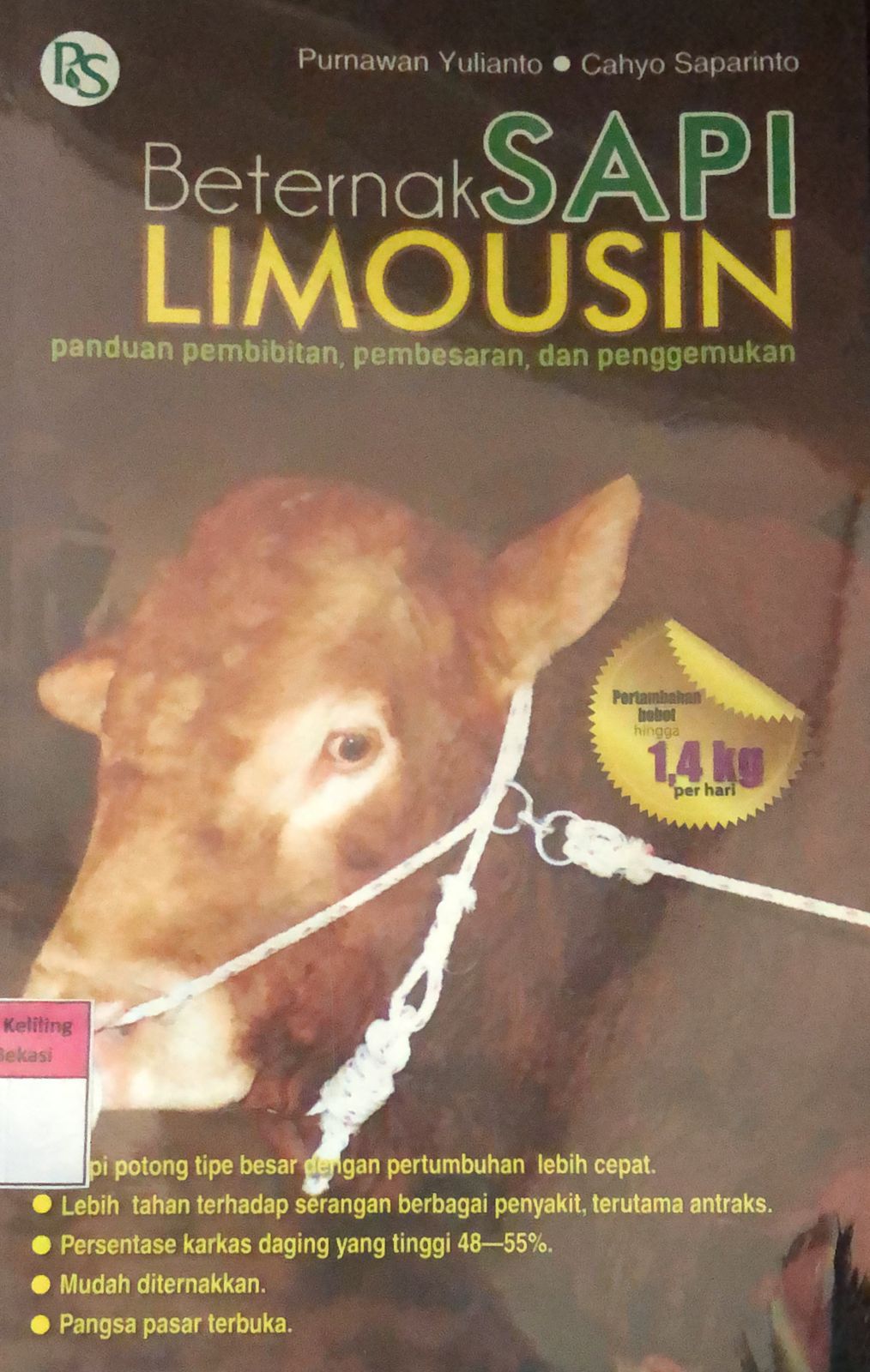 Sampul Beternak Sapi Limousin / Purnawan Yulianto