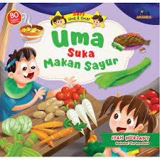 Sampul Uma suka makan sayur / Ifah Nurjany