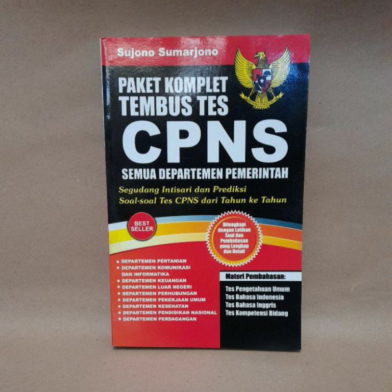 Cover Paket komplet tembus tes cpns / Sujono sumarjono