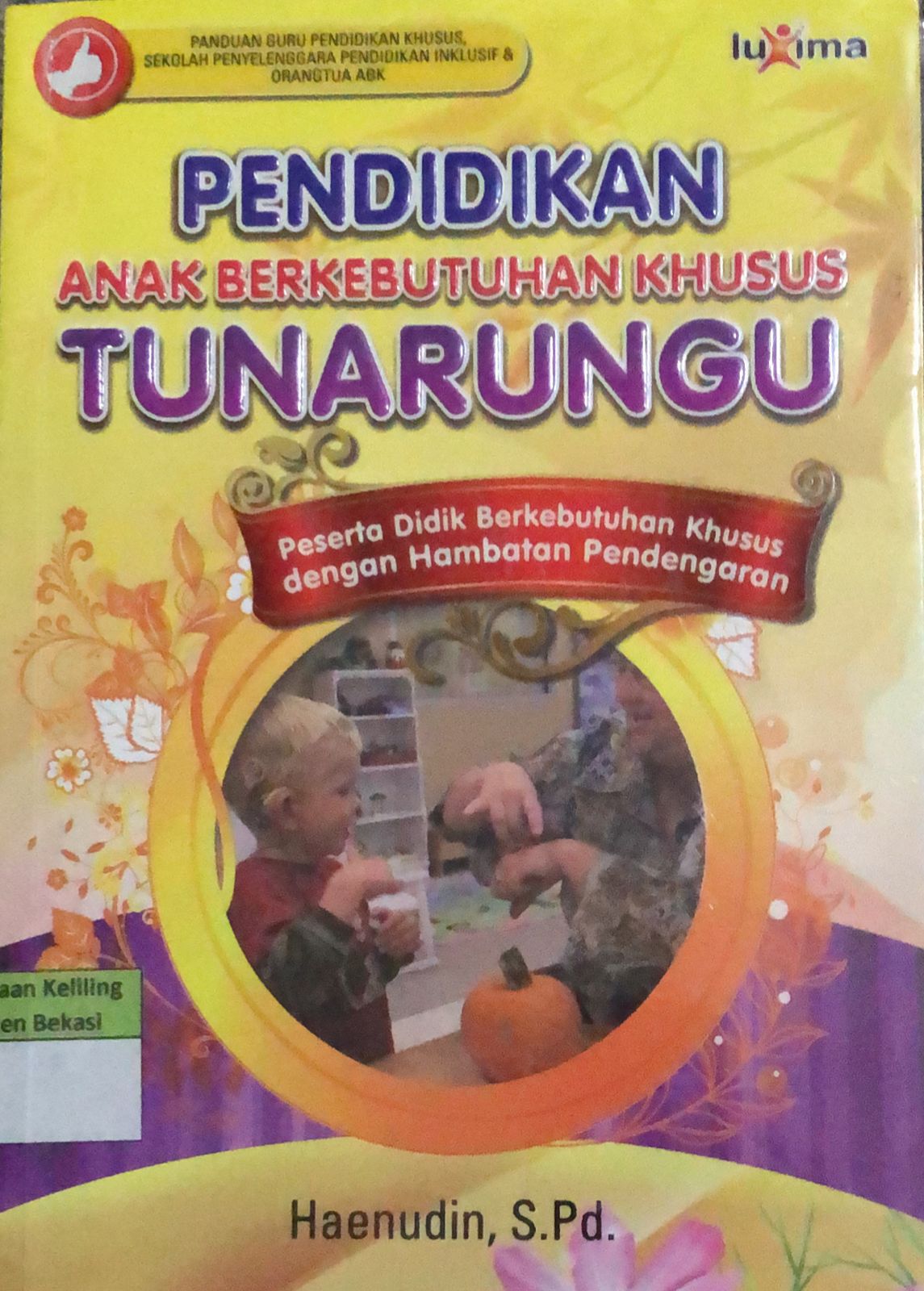 Cover Pendidikan Anak Berkebutuhan Khusus Tunarungu / Haenudin