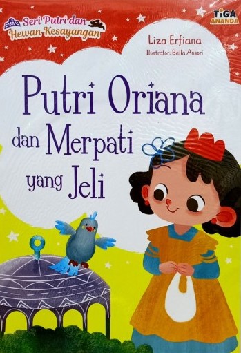 Sampul Putri Oriana dan Merpati yang Jeli / Liza Erfiana