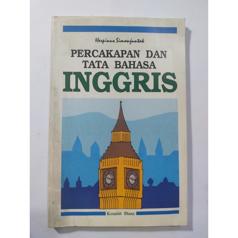 Sampul Percakapan dan tata bahasa Inggris / Herpinus Simanjuntak