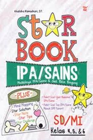 Sampul star book ipa/sains SD kelas 4,5, dan 6 :  mudahnya matematika & gak bikin bingung / Khalida Ramadhani ; penyunting, Sandy Fahamsyah