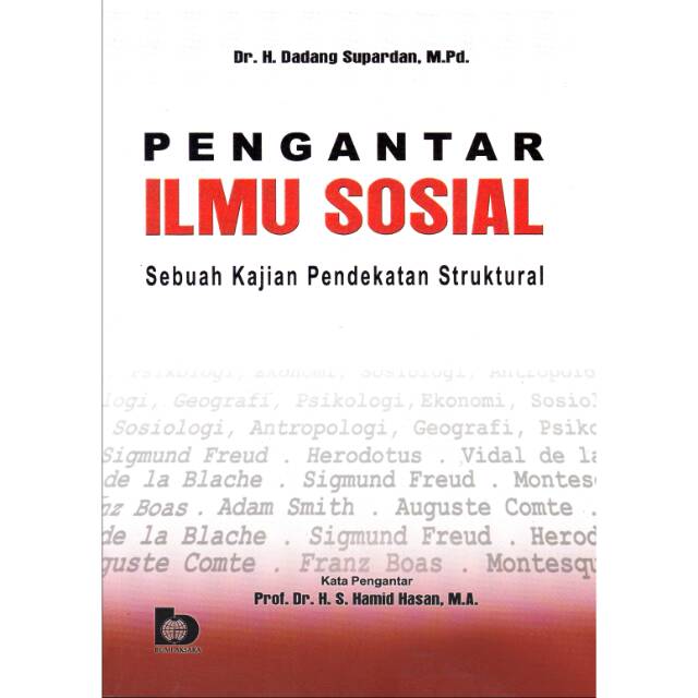 Cover Pengantar Ilmu Sosial :  Sebuah Kajian Pendekatan Struktural / Dadang Supardan