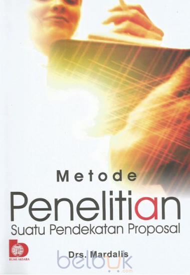 Sampul metode penelitian :  suatu pendekatan proposal / Mardalis