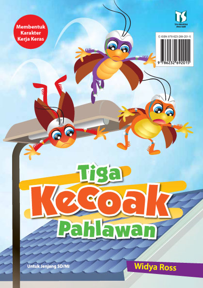 Sampul Tiga Kecoa Pahlawan / Widya Ross