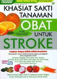 Sampul Khasiat Sakti Tanaman Obat Untuk Stroke / Afin Murtie
