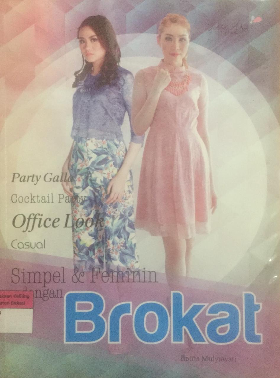Sampul Simpel dan Feminim dengan brokat / Ratna Mulyawati