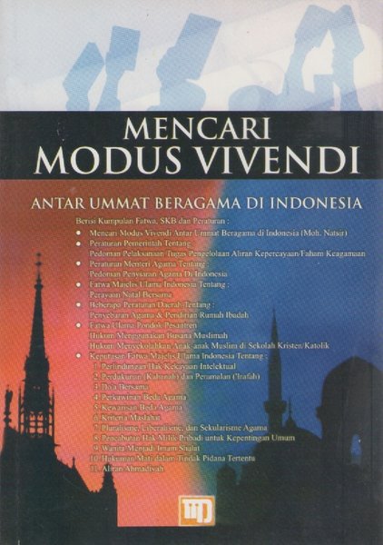 Sampul Mencari modus vivendi antar ummat beragama di Indonesia