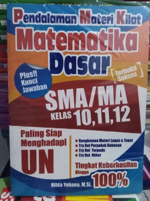 Sampul Pendalaman materi kilat matematika dasar / Hilda yohana