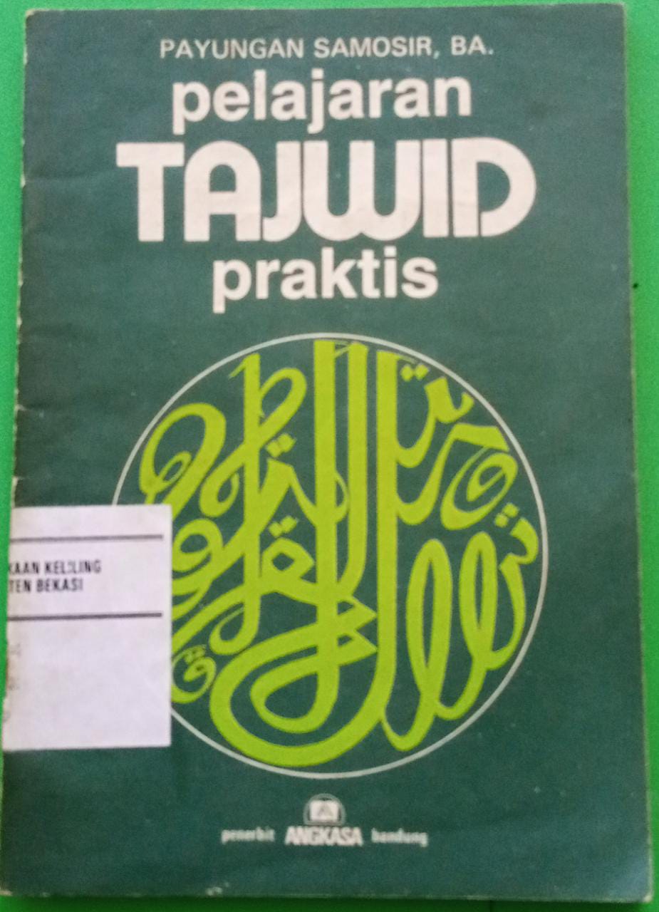 Sampul Pelajaran Tajwid Praktis / Payungan samosir