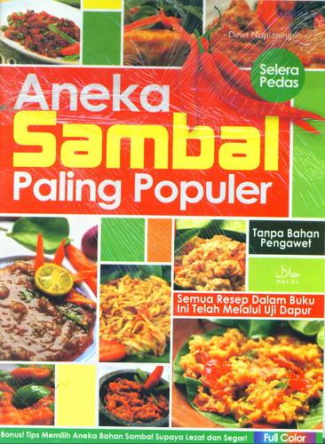 Sampul Aneka sambal paling populer / Dewi nopianingsih