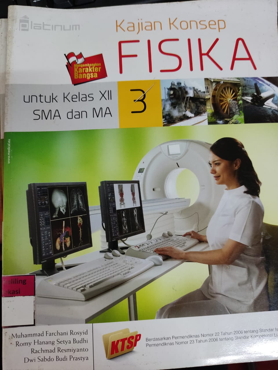 Cover Kajian Konsep Fisika 3 :  untuk kelas XII SMA dan MA / Muhammad farchani rosyid