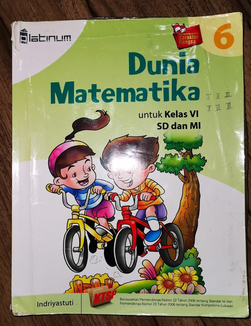 Sampul Dunia matematika 6 :  untuk kelas VI SD dan MI / Indriyastuti