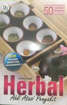 Cover Herbal Ahli Atasi Penyakit / Valentina Indrajati