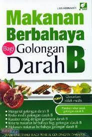 Sampul Makanan Berbahaya bagi Golongan Darah B / Lilis Hernayati