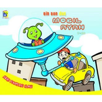 Sampul Bin bon dan mobil ayah / Seri fantasi ilmu