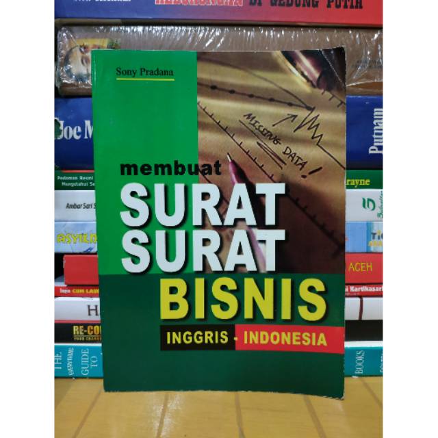Sampul Membuat surat surat bisnis / Sony pradana