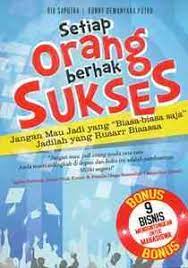 Sampul Setiap orang berhak sukses / Rio saputra