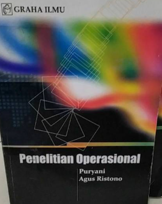 Cover Penelitian Operasional / Puryani, Agus Ristono; editor F. Wiwiek Nurwiyati