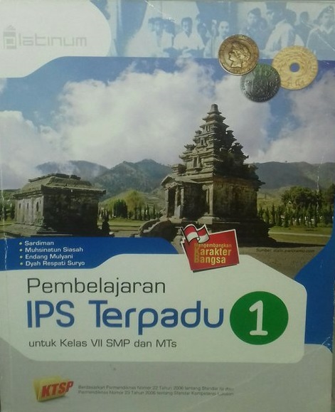 Sampul Pembelajaran IPS terpadu 1 :  untuk kelas VII SMP dan MTs / Sardiman, Muhsinatun
