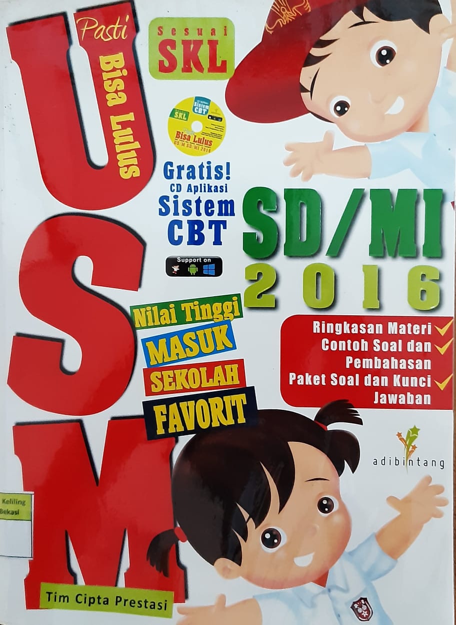 Sampul Pasti bisa lulus us/m sd/mi 2016 / Tim cipta prestasi; editor, Itaristanti