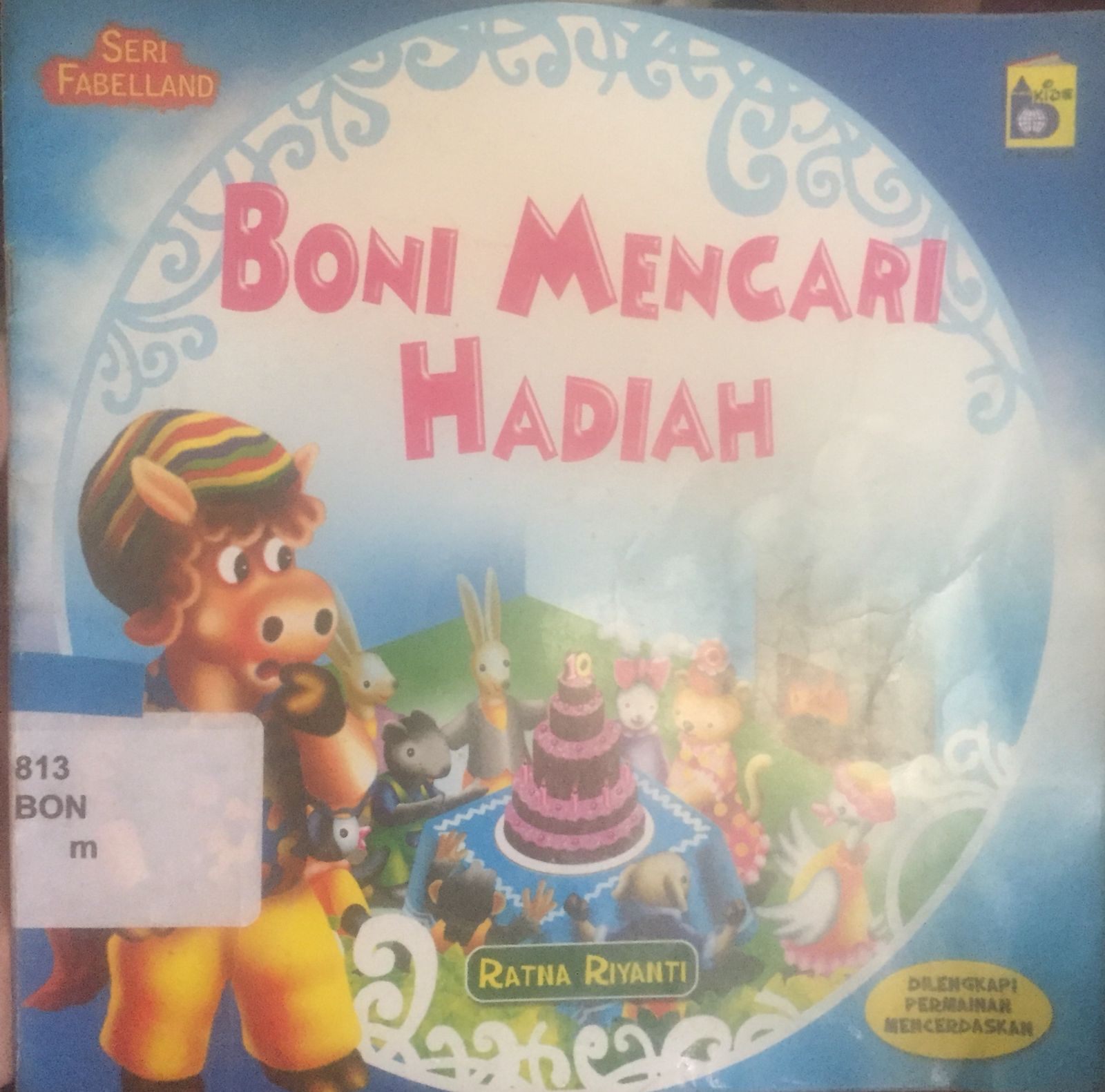 Sampul Boni mencari hadiah / Ratna riyanti