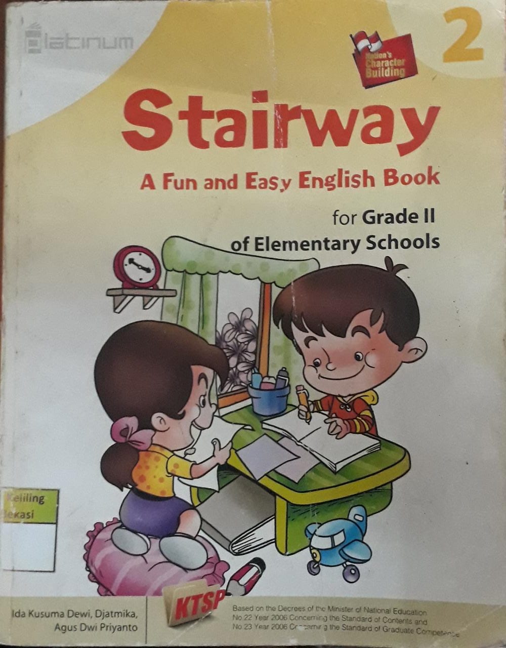 Sampul Stairway A fun and Easy English Book 2 :  for grade II of elementary school / Ida Kusuma Dewi
