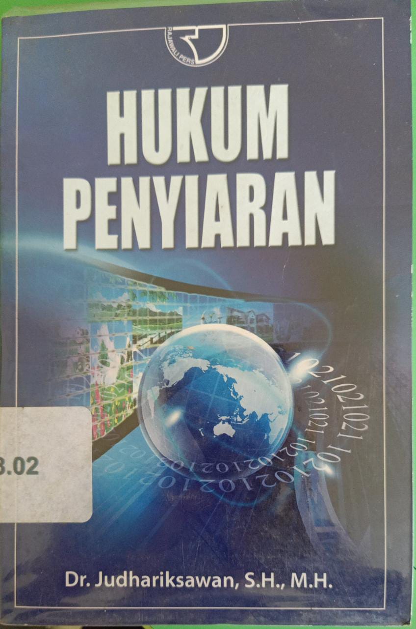 Sampul Hukum penyiaran / Judhariksawan