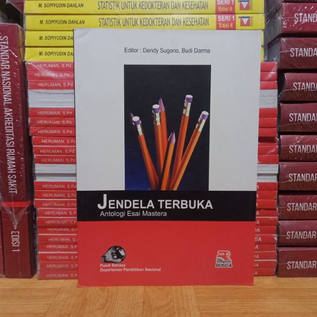 Sampul Jendela terbuka :  Antologi esai mastera / Dendy Sugono