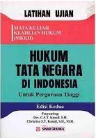 Cover Latihan ujian hukum tata negara di Indonesia / Kansil ; penyunting
