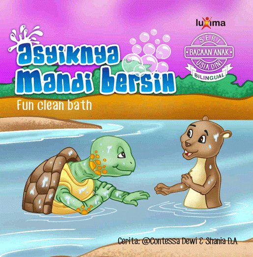 Sampul asyiknya mandi bersih / Contessa  Dewi, Shania D.A