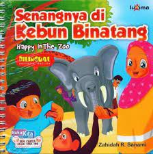 Cover Senangnya di kebun binatang / Zahidah R. Sanami ; penyunting, Tim Luxima Kids ; alih bahasa, Ali Ismunadi ; ilustrasi, clay studio