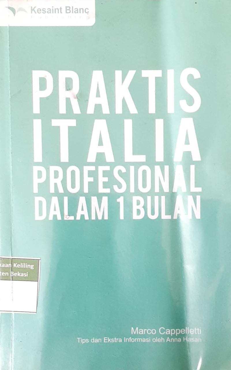 Sampul Praktis Italia profesional dalam 1 bulan / Marco cappelletti