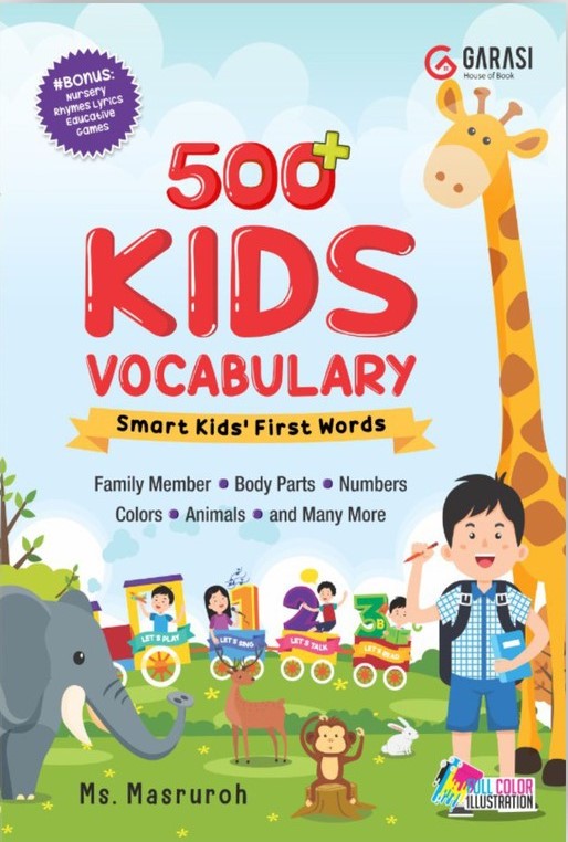 Sampul 500+ Kids Vocabulary :  Smart Kids' First Words / Masruroh