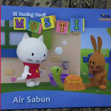 Sampul komik Si kucing kecil Musti , air sabun / Ray goossen