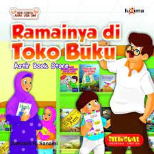 Cover seri cerita anak usia dini Ramainya ditoko :  Astir book store / Zahidah R. Sanami