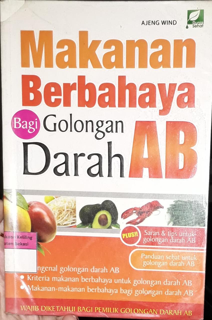 Cover Makanan berbahaya bagi golongan darah AB / Ajeng Wind