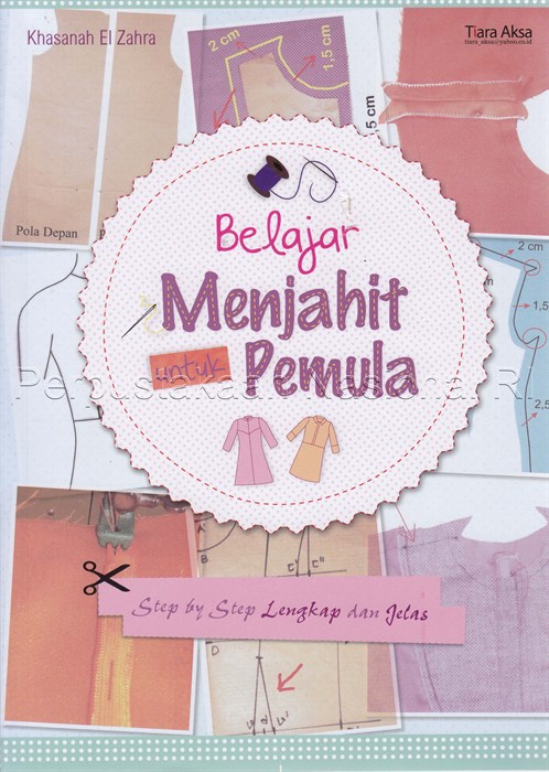 Sampul Belajar menjahit untuk pemula / Khasanah El Zahra
