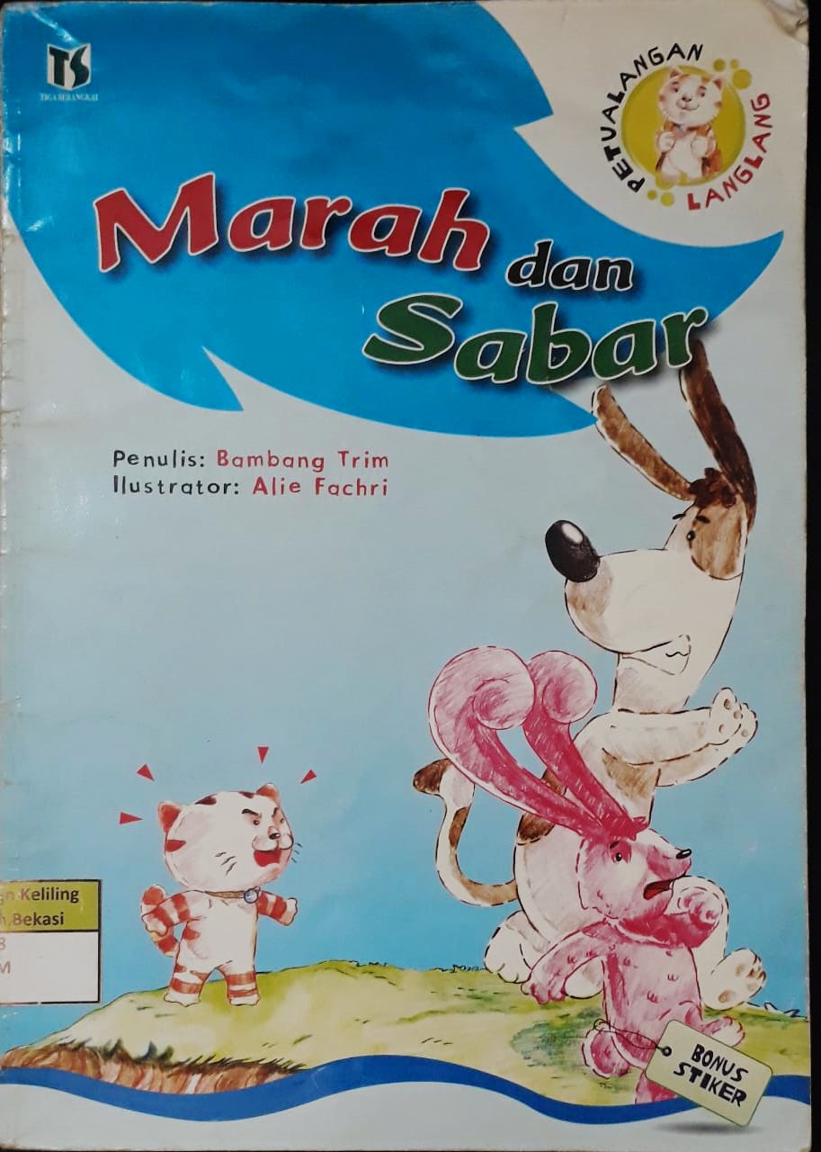 Sampul Petualangan langlang :  marah dan sabar / Bambang Trim, editor ; Muhammad Habibie
